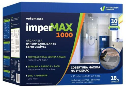 IMPERMEABILIZANTE IMPERMAX 1000 SEMIFELXIVEL 18KG VOTORAN #