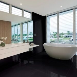 PORCELANATO RT DELTA BLACK NERO POLIDO 60X120 (2,88)