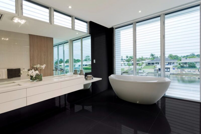 PORCELANATO RT DELTA BLACK NERO POLIDO 60X120 (2,88)