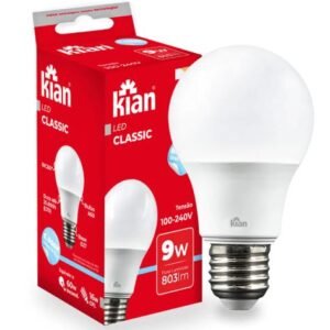 LAMPADA LED BULBO 9W 6500K KIAN