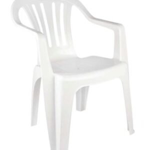 CADEIRA POLTRONA PLASTICA BRANCA MOR 15151101
