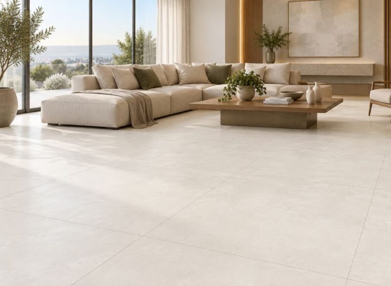 PORCELANATO RETIFICADO ACETINADO 91X91 URBAN BRANCO SAVANE (2,48)