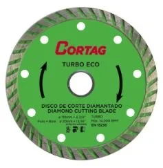 DISCO DIAMANTADO TURBO ECCO 110MM CORTAG 60598